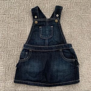 Old Navy denim skirt overalls